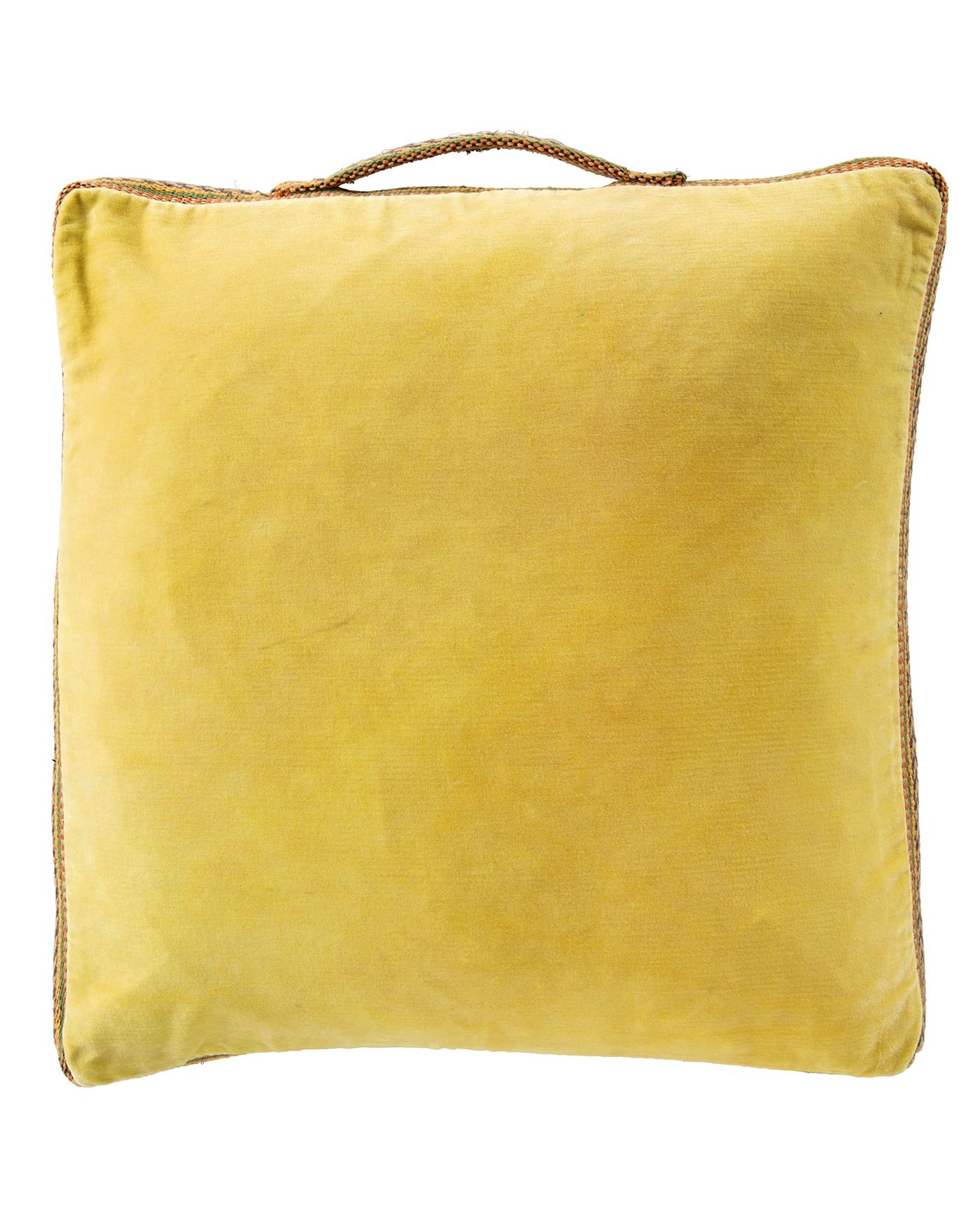 Kissenhülle Boho Gelb