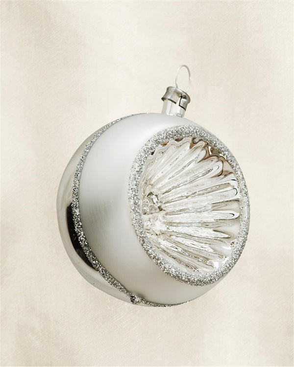 Weihnachtsschmuck Kugel mit Glitzer