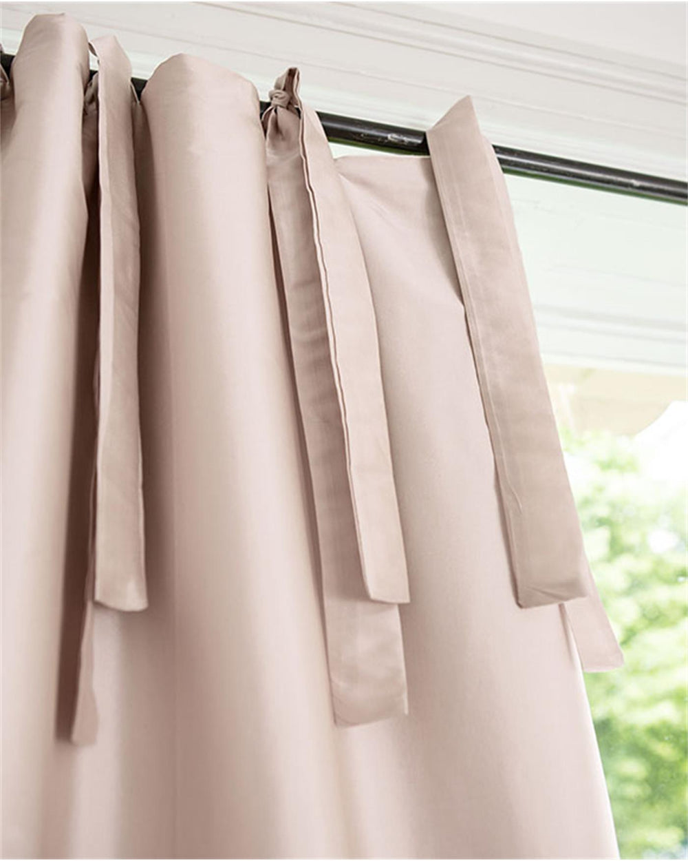 Faux-Silk Vorhang champagner-rosa