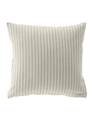 Kissenhülle grau-beige-creme gestreift