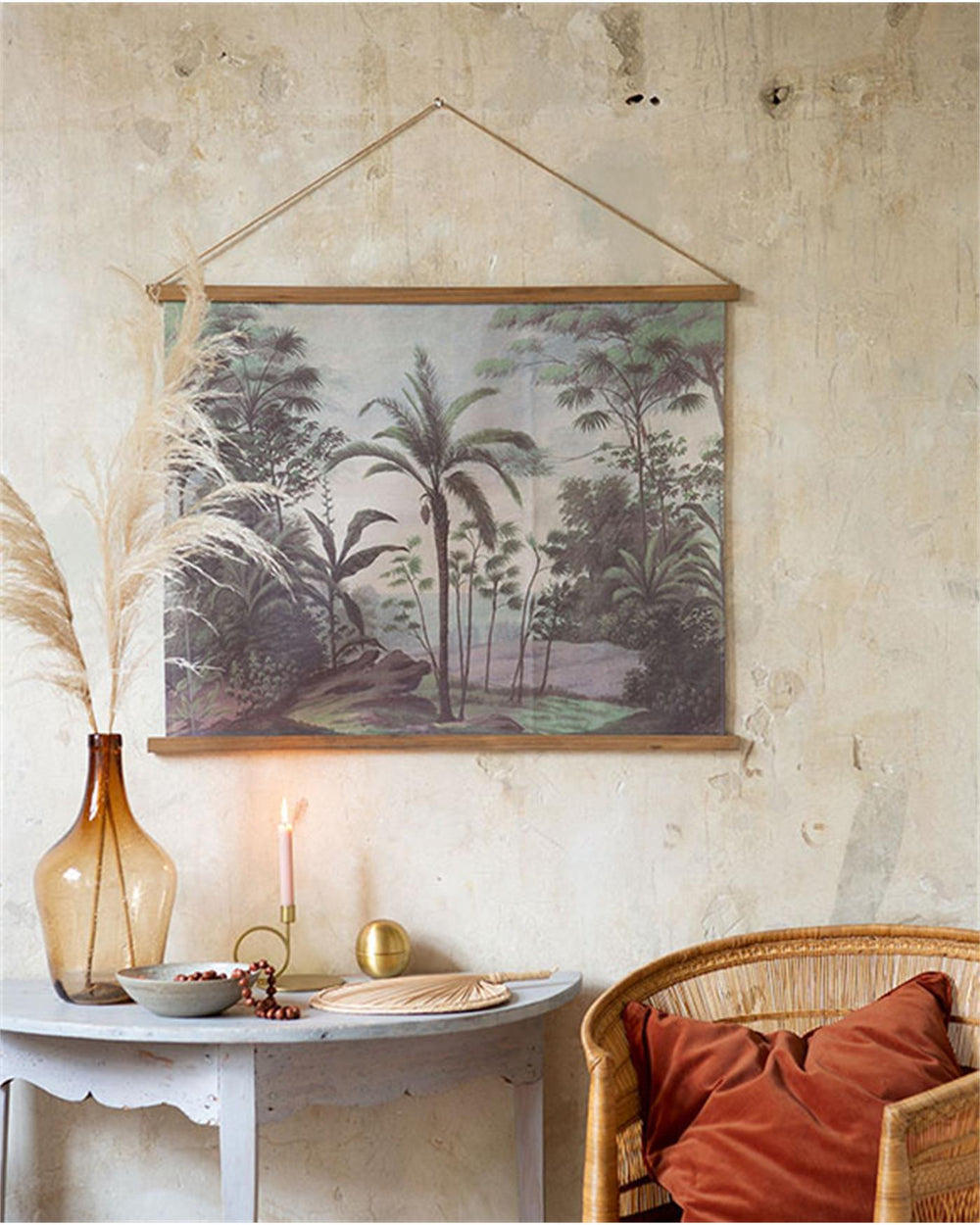 Wandbild Palmen