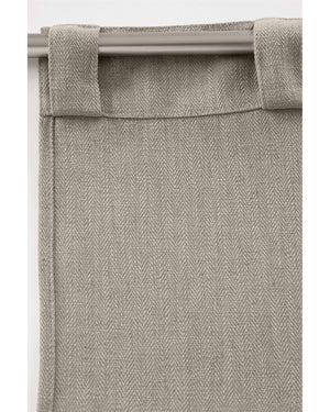 Vorhang Herringbone Hellgrau