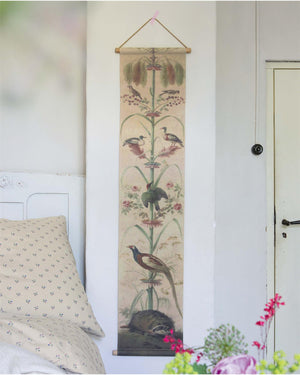 Wandbild Vögel mit Dachs