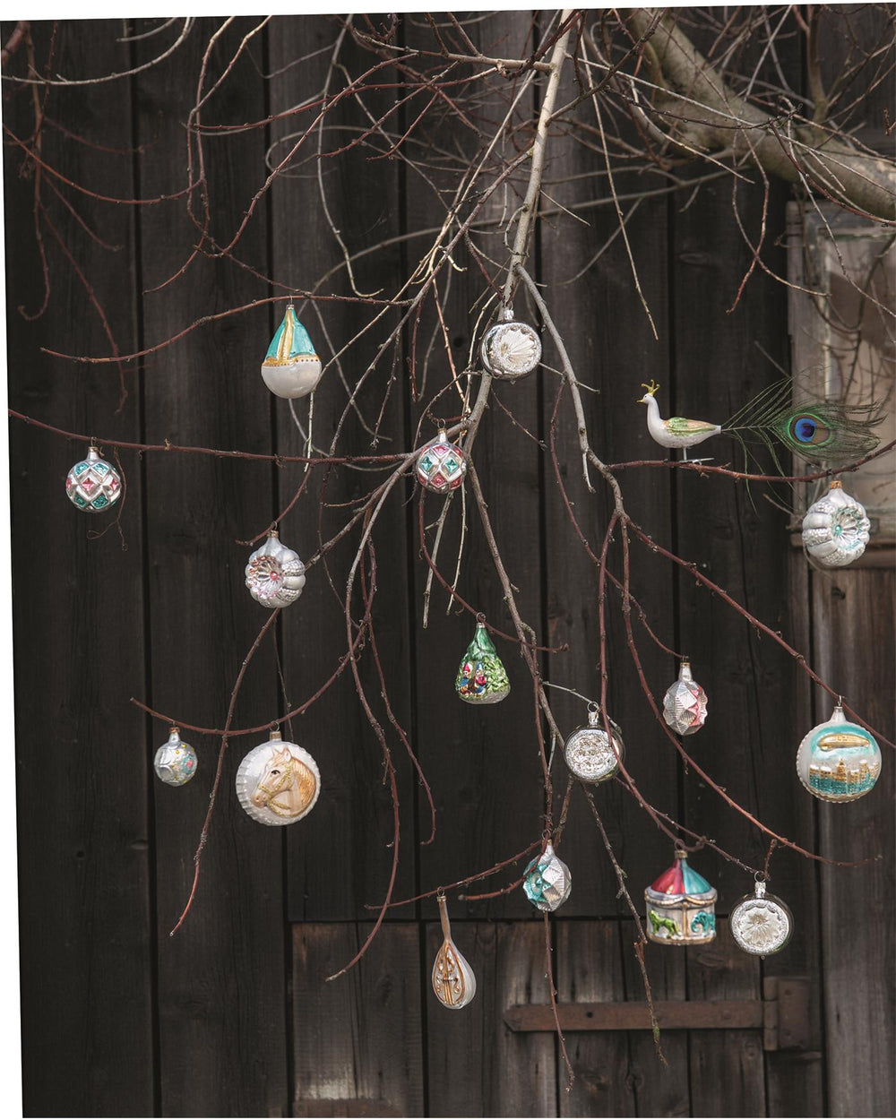 Weihnachtskugeln Silber 6er Set