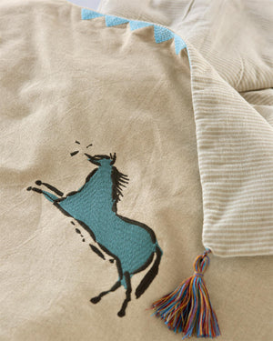 Quiltdecke Cave Art