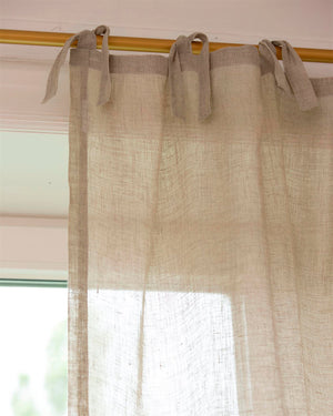 Leinenvorhang Transparent