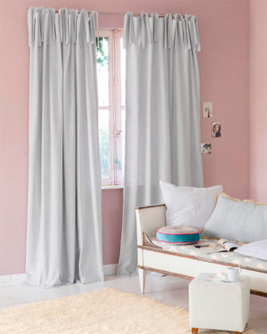 Samtvorhang Moonlight Grey