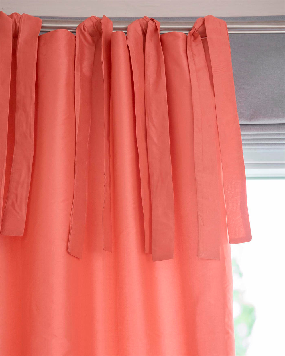 Faux-Silk-Vorhang Melon