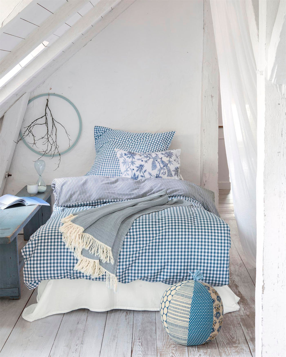 Bettwäsche Gingham und Streifen