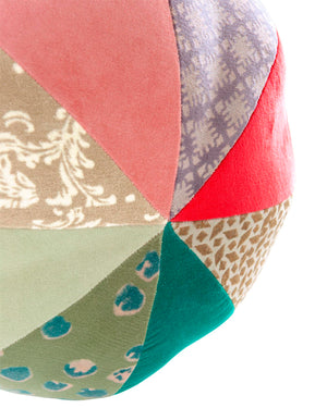Dekoball Patchwork Handstempeldruck