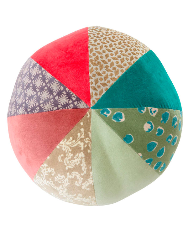 Dekoball Patchwork Handstempeldruck