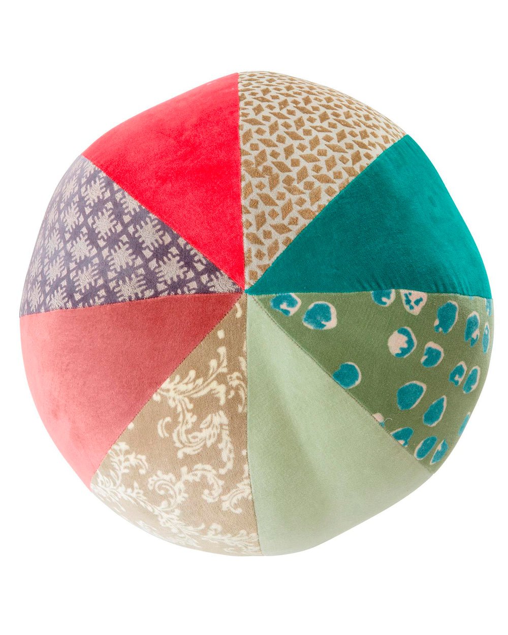 Dekoball Patchwork Handstempeldruck