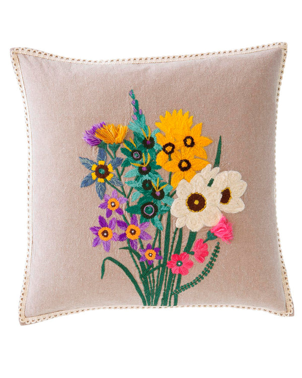 Kissenhülle Blumenbouquet