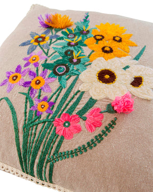Kissenhülle Blumenbouquet