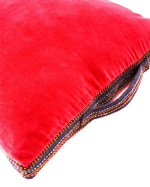 Kissenhülle Boho Rot-Pink