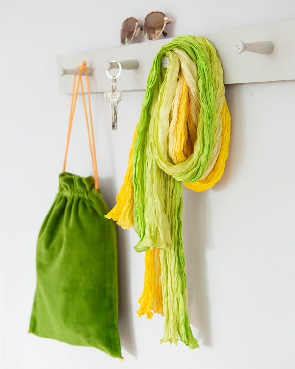 Crinkleschal Yellow