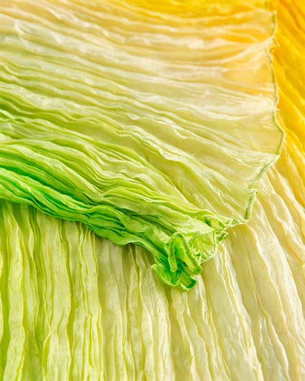 Crinkleschal Yellow