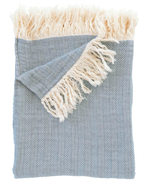 Plaid Blau, Herringbonewebung
