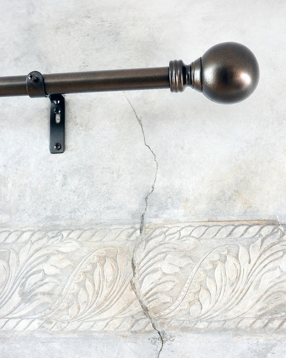 Vorhangstange Bronze Antique, 150 cm, 2,2 cm Ø