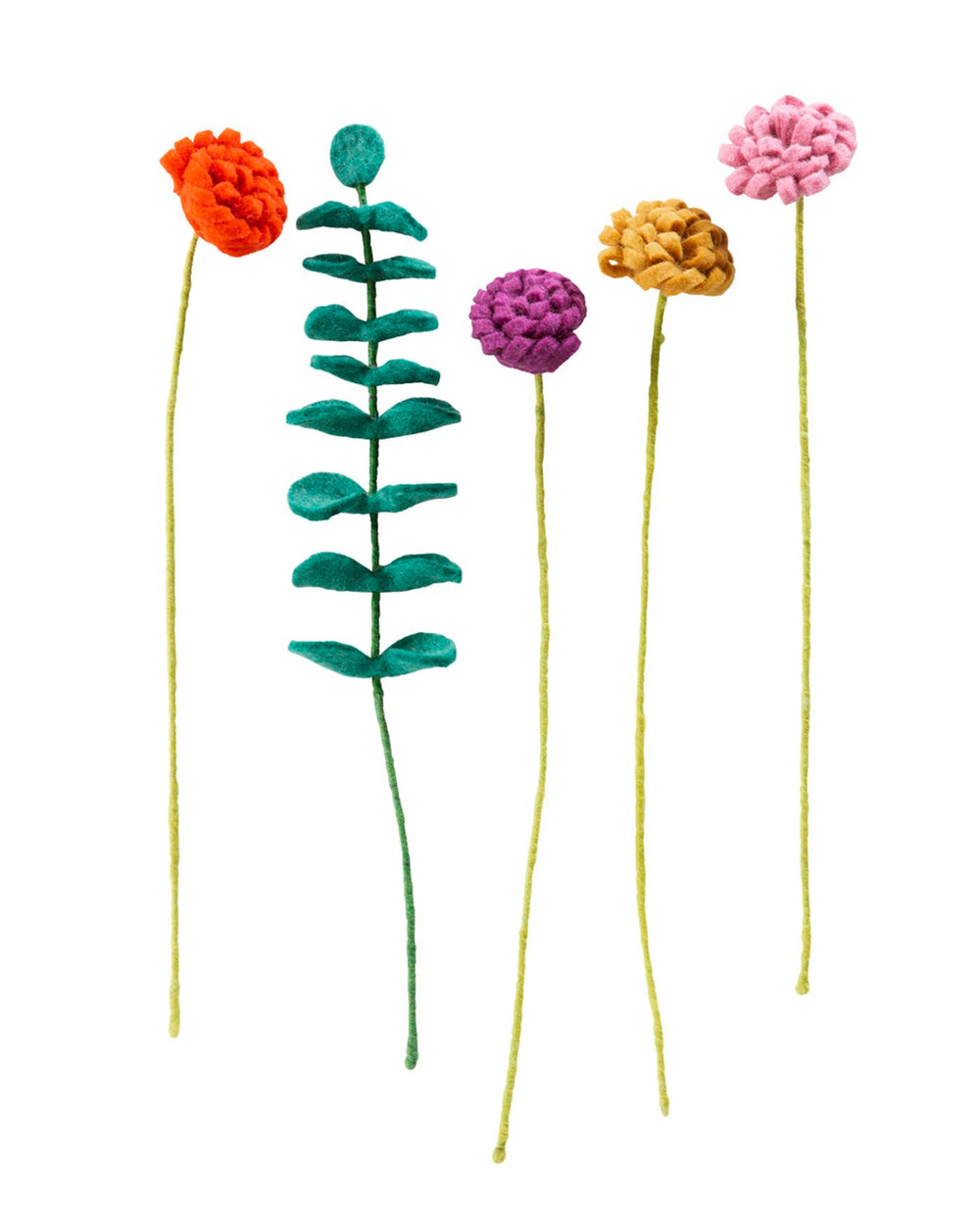 Filzblume Rot
