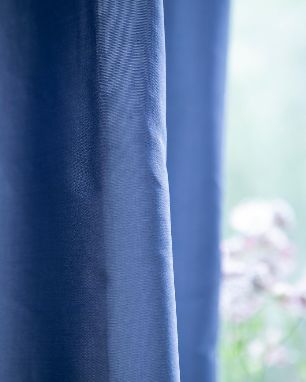 Faux-Silk-Vorhang Aquamarin-Blau