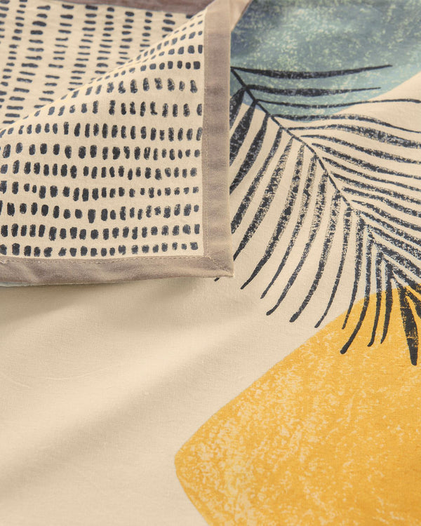 Tischdecke Retro Handstempeldruck