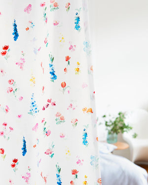 Vorhang Petit Fleurs, halbtransparent