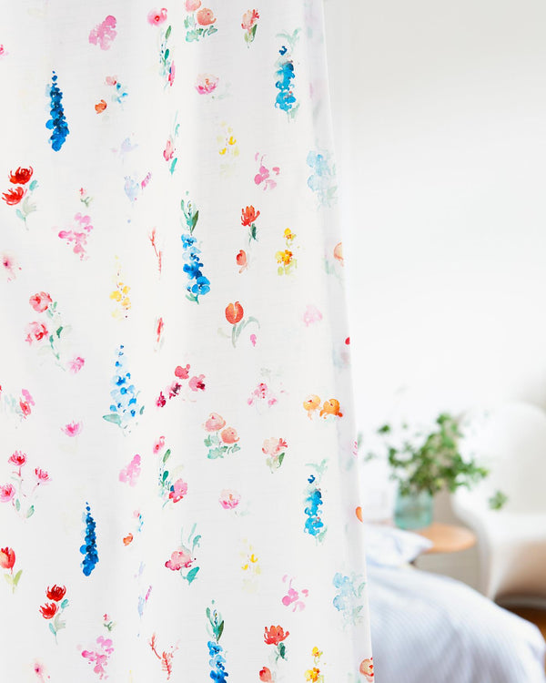 Vorhang Petit Fleurs, halbtransparent
