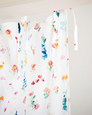 Vorhang Petit Fleurs, halbtransparent
