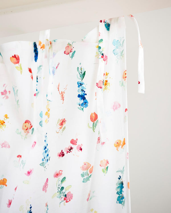 Vorhang Petit Fleurs, halbtransparent