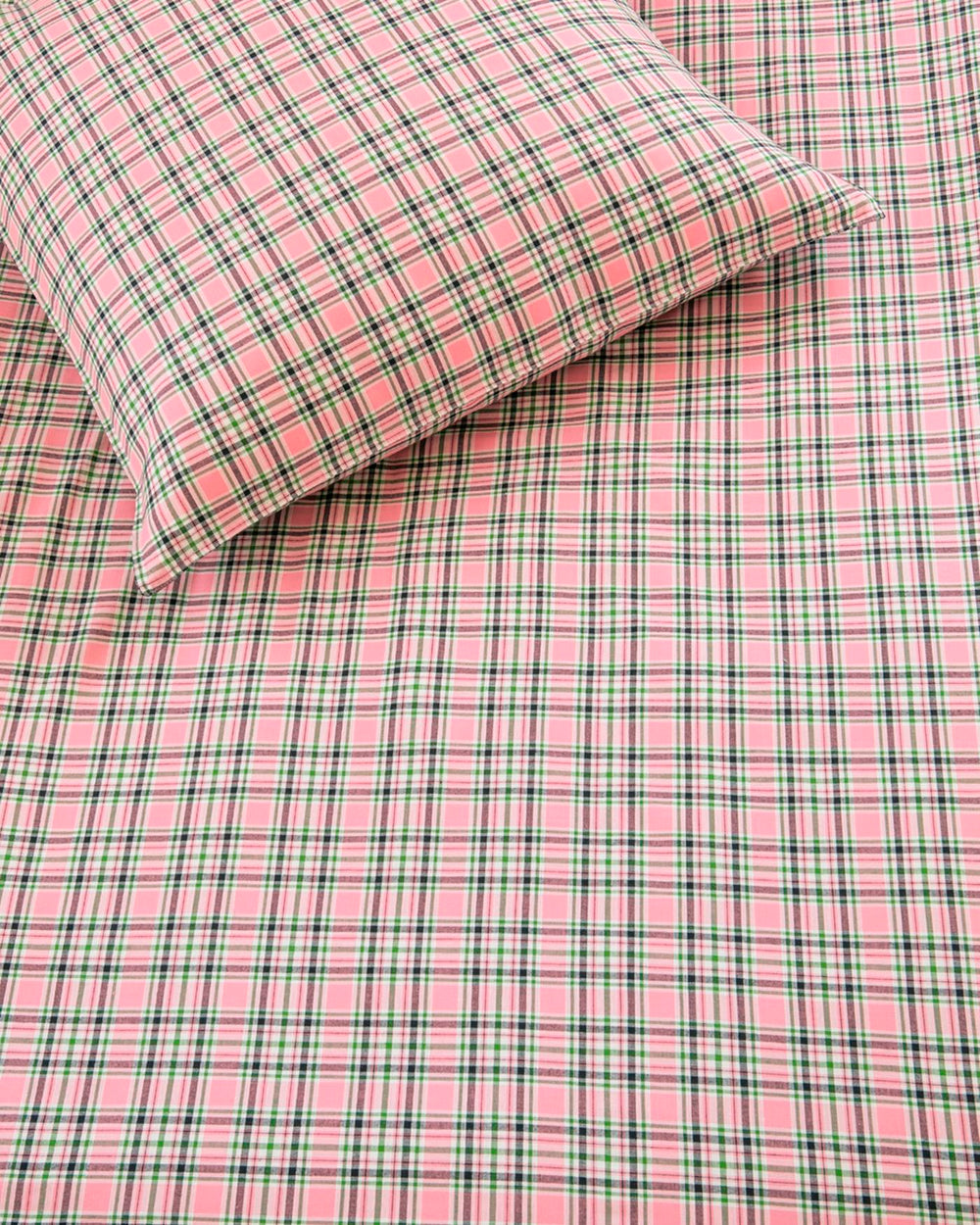 Bettwäsche Lola, Pink kariert  - GOTS