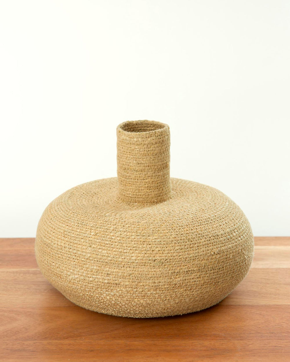 Deko-Vase Seegras Naturton