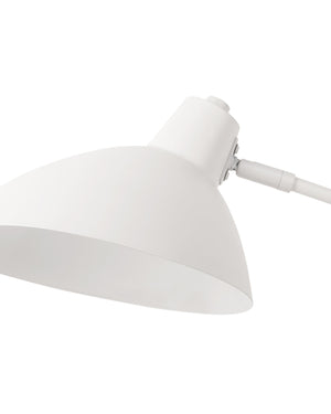 Tischlampe klares weiß