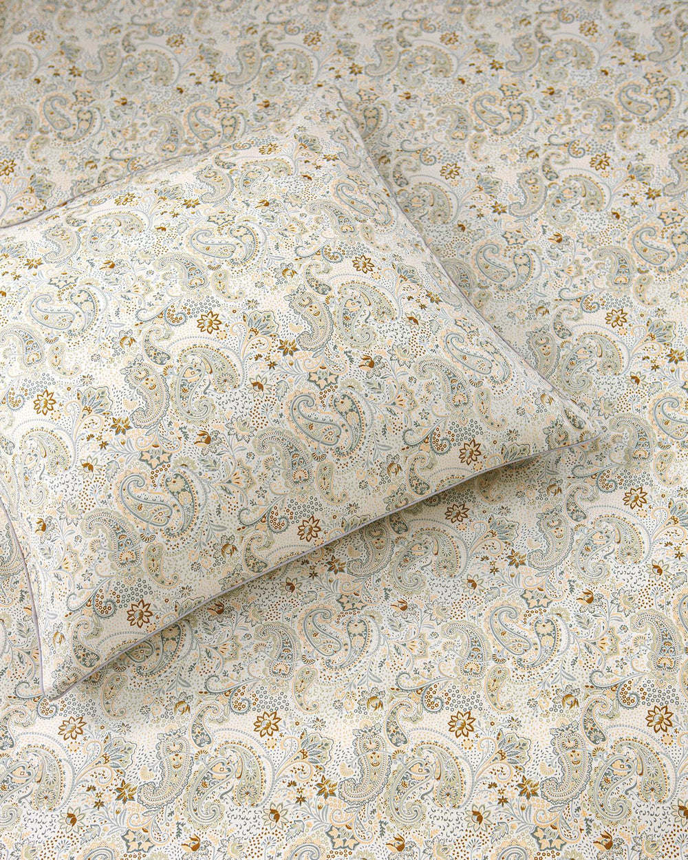 Bettwäsche Paisley, Baumwollsatin - GOTS