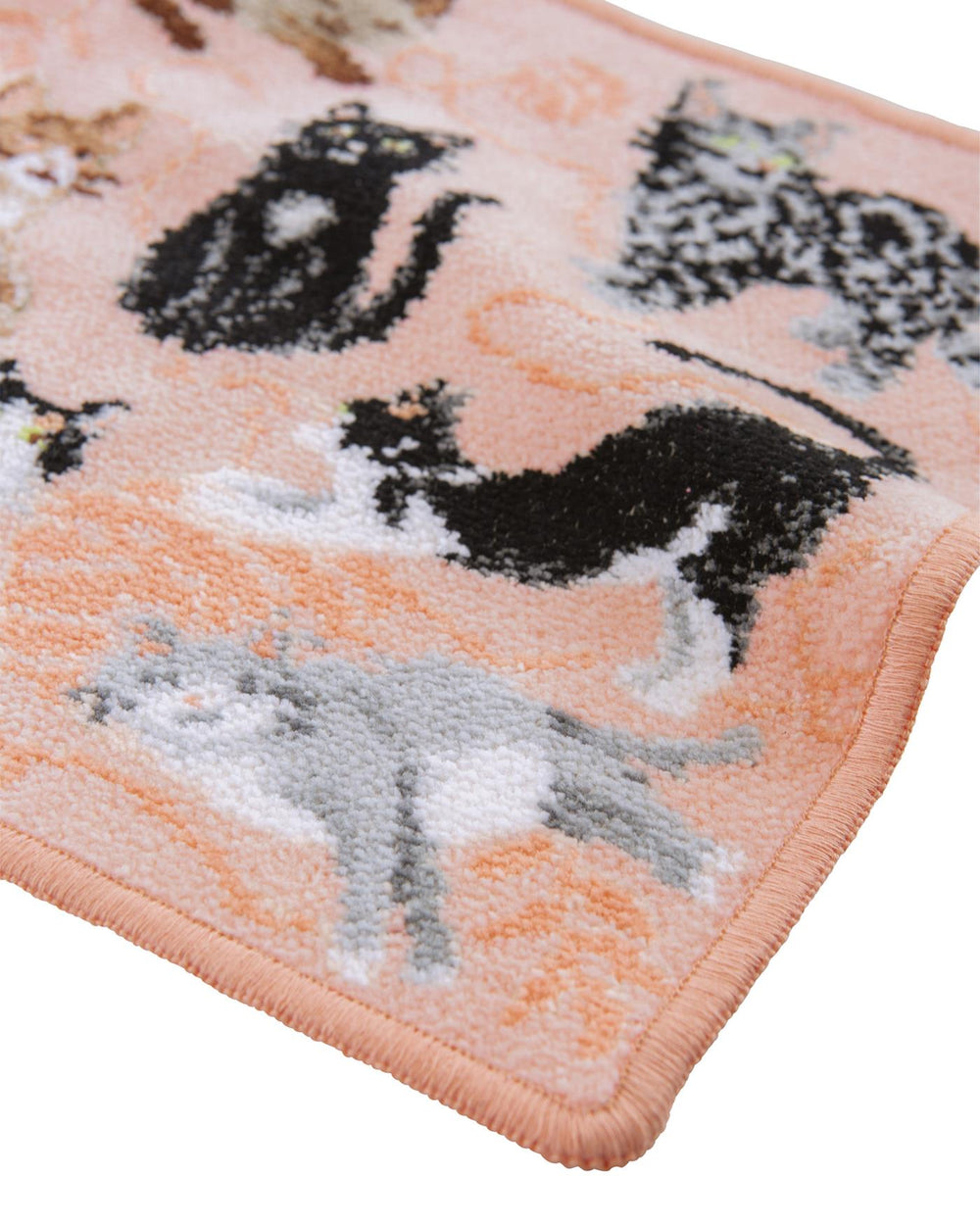 Chenille-Waschlappen Katzenliebe