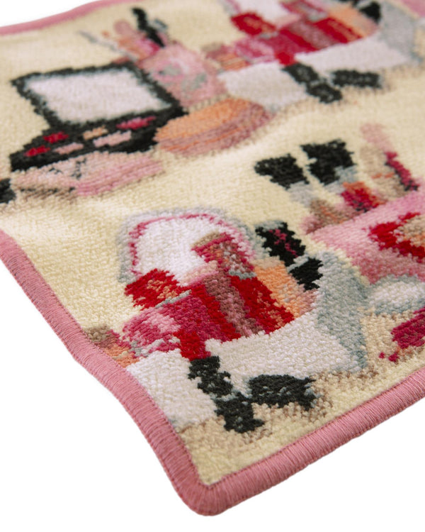 Chenille-Waschlappen Lipstick