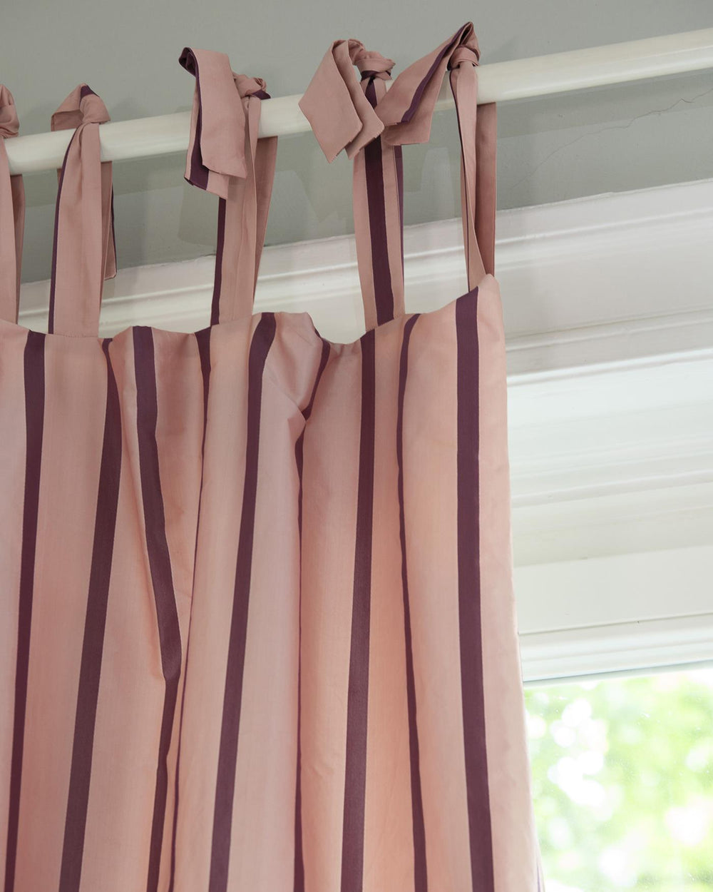 Faux-Silk-Vorhang Kir Royal, Altrosa-Beere