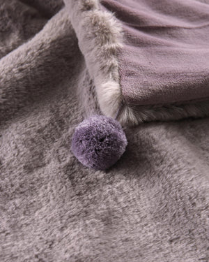 Plüschdecke Purple