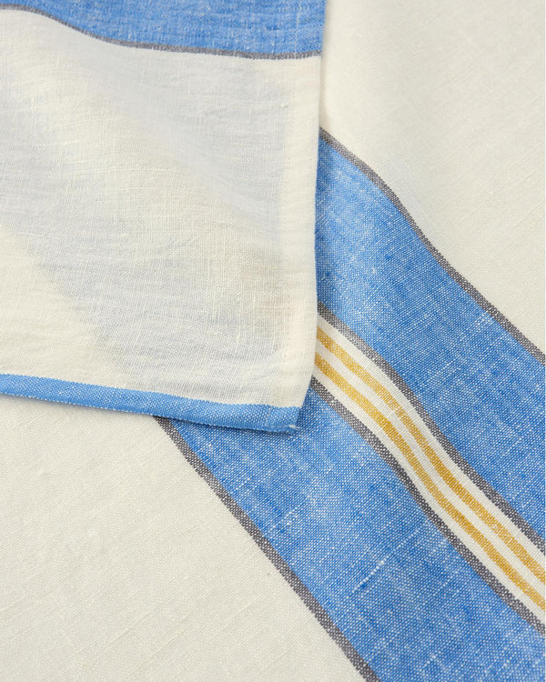 Geschirrtuch Streifen Blau