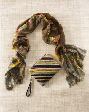 Wollschal Indian Summer Paisley