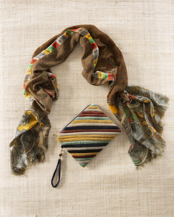Wollschal Indian Summer Paisley