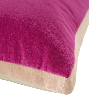 Samtkissenhülle Pink-Hellrosa