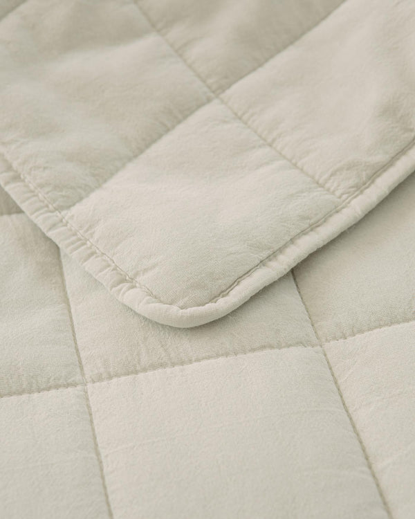 Steppdecke Hellbeige