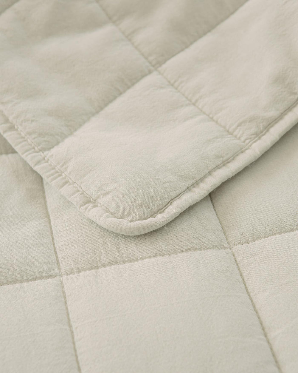 Steppdecke Hellbeige