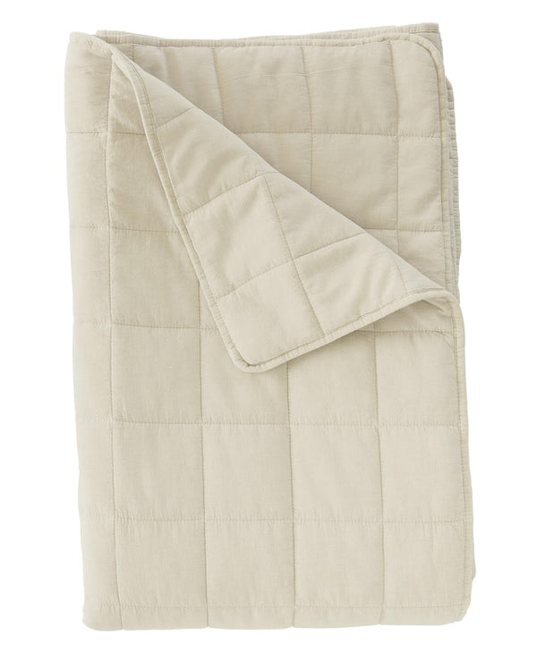 Steppdecke Hellbeige