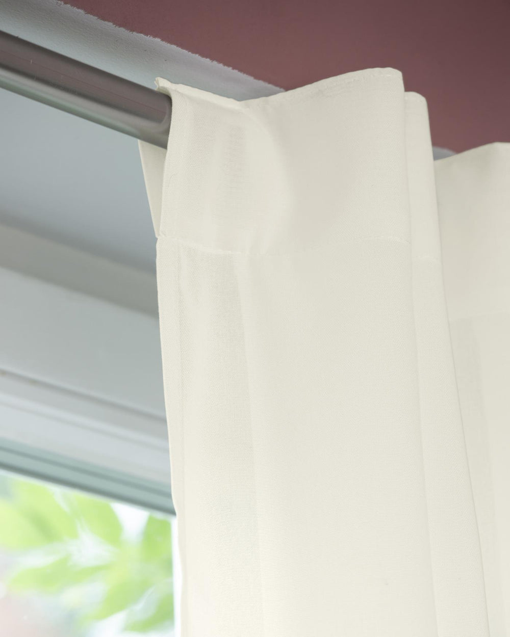 Vorhang Blanc, Halbtransparent