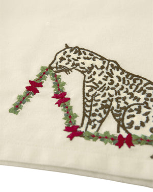 Serviette Leo mit Girlande