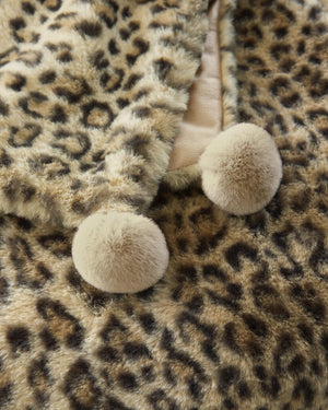 Plüschdecke Leopard
