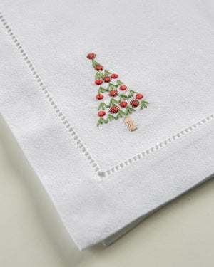 Serviette Weihnachtsbäumchen 4er Set