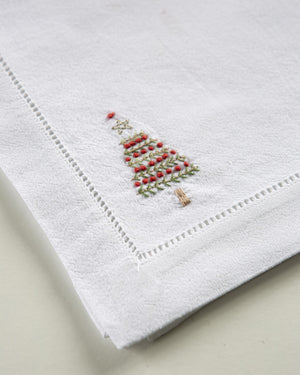 Serviette Weihnachtsbäumchen 4er Set